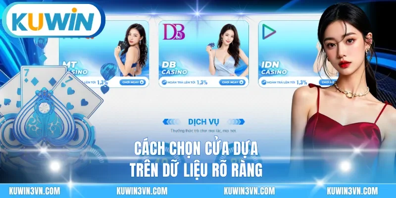 Cách chọn cửa dựa trên dữ liệu rõ ràng